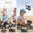thumbnail image 3 of PayUSD Construction Toddler Police Truck Car Toys for 3 4 5 6 Year Old Boys 5 in 1 Construction Car Trucks Playset with Play Mat & Accesoories, Birthday Gifts for Toddlers Kids Boys Girls Age 3-5, 3 of 11