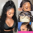 thumbnail image 3 of Loose Deep Wave Lace Front Wig 13x4/13x6 Transparent Curly Human Hair Lace Front Wigs Natural Hairline with Baby Hair 4x4 Lace Closure Wig for Women, 3 of 6