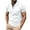 White, variant on XuJwPNcy Men's Casual Henley Shirt Short Sleeve Summer Shirts Solid Color Collared Summer Beach Vacation T-Shirts