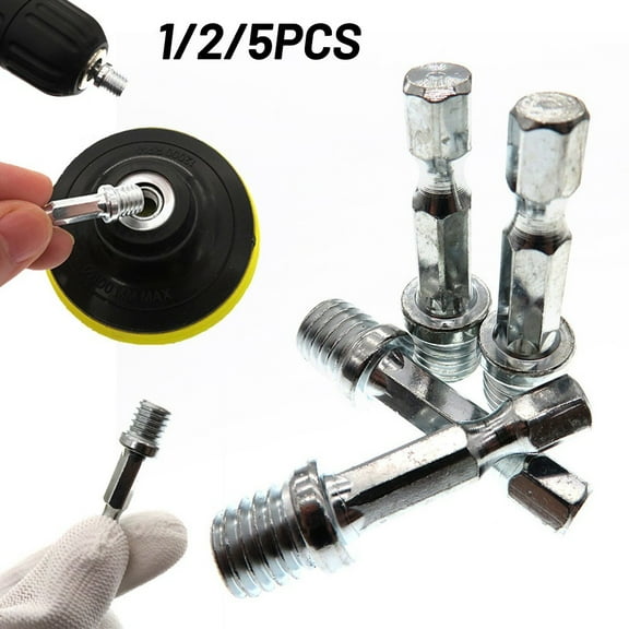 1Pc Material New Tool Accessories 2021 Hexagon Connecting Rod Adapter Polishing Disc Connectin Drill Chuck 1/4 M10 Fangkenuo