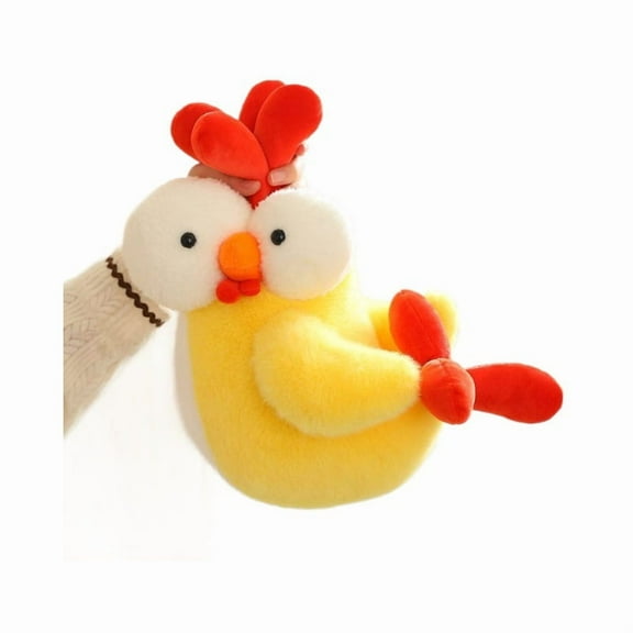 Cute Plush Chick Doll, Soft Adorable Chicken Stuffed Animal Toy, Cozy Cuddly Plush Figure for Home Decor, Sofa Bed Companion, Giftable Plush Collectible