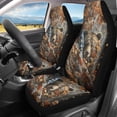 thumbnail image 2 of Jeiento Camo Bear Car Seat Cover Easy to Install Car Front Seat Protection American Flag Breathable Front Seat Cover Anti Slip Universal Fit Most Vehicles Cars SUV, 2 of 7