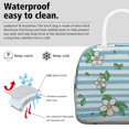thumbnail image 5 of Insulated Lunch Bag for Women, Floral Print Oxford Fabric Lunch Box, Leakproof Thermal Cooler Tote for Work, School & Picnic, Daisy Floral Print, 5 of 5