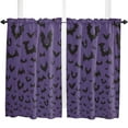 thumbnail image 5 of Halloween Theme Bat Purple Curtains For Living Room Kitchen Curtain Bedroom Decorative Window Treatments Home Drapes, 5 of 7
