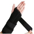 thumbnail image 4 of Vogacara Férula para fracturas, muñequera, soporte para codo, placa de acero, fijador de mano de obra fina, cuidado de la salud de larga Ayudas para vestirse con gancho de botón Negro Medio/Derecha, 4 of 6