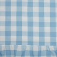 thumbnail image 2 of VHC Brands Annie Buffalo Blue Check Fabric Euro Sham Ruffled Edge 26x26, 2 of 7