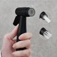thumbnail image 2 of HandheldSprayer Stainless Steel Cloth Diaper Sprayer BlackSprayer for Toilet Set with T-Connector for Toilet Bathroom, 2 of 6