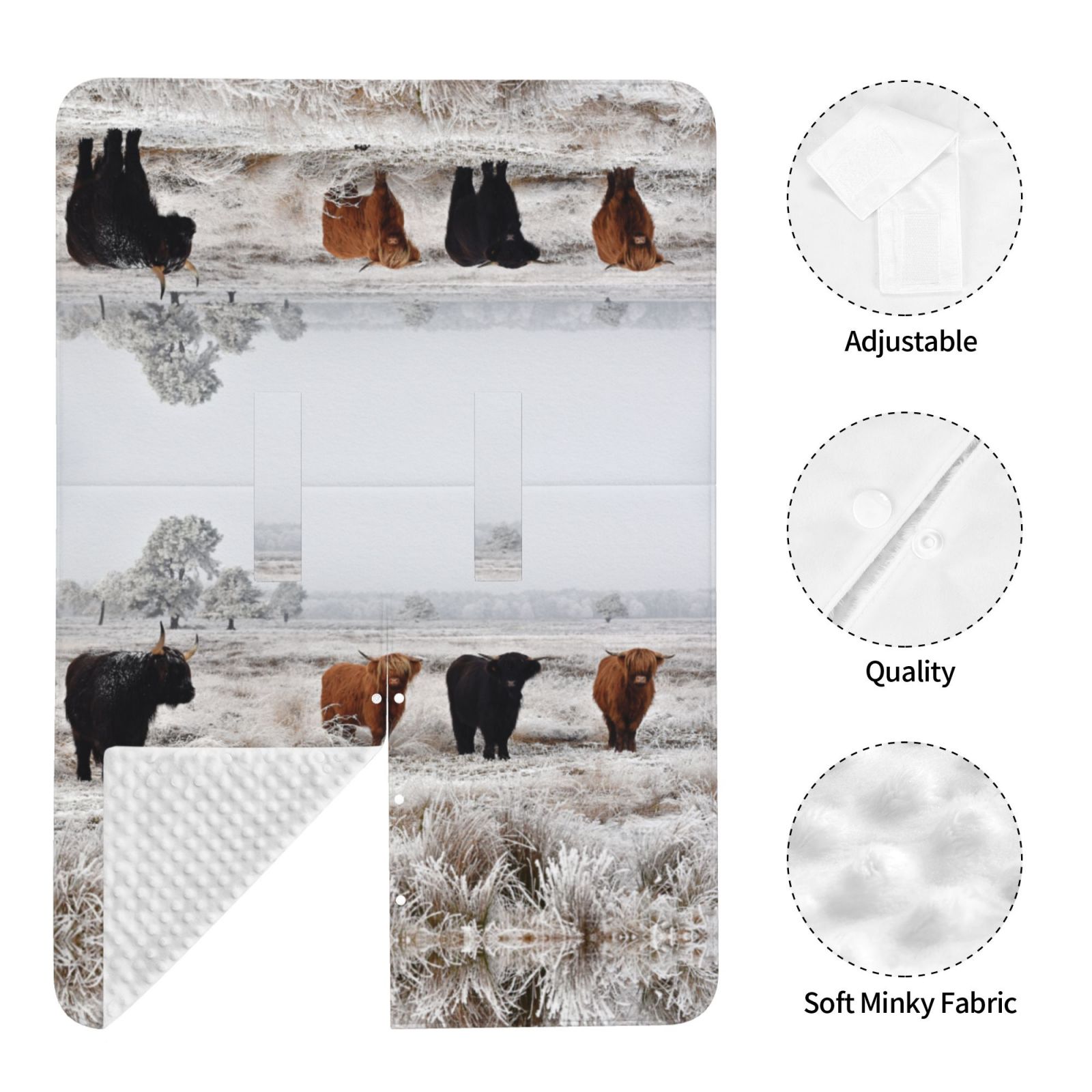 Car Seat Cover Baby - Cow (2) Breathable Infant Car Seat Cover for Baby Carseat, Lightweight Comfort Baby Essentials Must Haves Newborn Stuff for Girl Boy