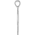 thumbnail image 2 of Sterling Silver Rhodium-Plated Fancy Script Letter P Initial Pendant Made In United States qc8999p, 2 of 5