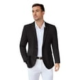 thumbnail image 3 of COOFANDY Men Casual Sweater Blazer Jacket Lightweight Business Sports Coats Big and Tall, 3 of 10