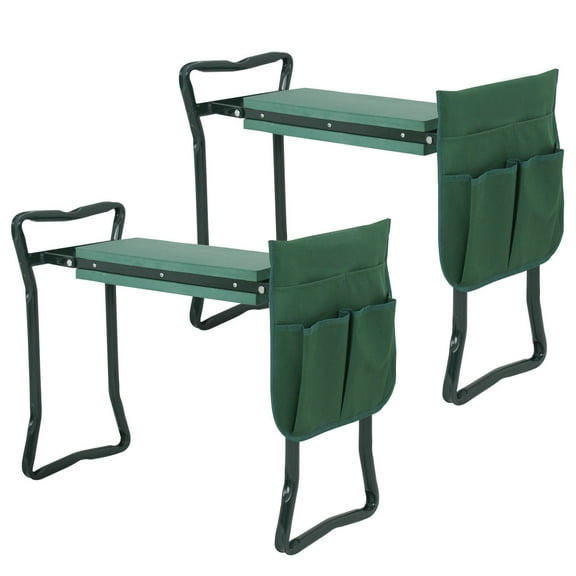 SSyao 2X Folding Garden Kneeler Seat Kneel Pad Seat  Gardener Kneeling Pad Cushion