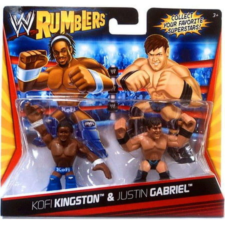 Kofi Kingston & Justin Gabriel Mini Figure 2-Pack Rumblers Series
