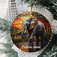thumbnail image 2 of Elephant Ornament, Christmas 2025 Gift, Hanging Decor & Christmas Tree Decoration, Name & Date, Christmas Ornament 2025, Housewarming Gifts Keepsake, 2 of 5