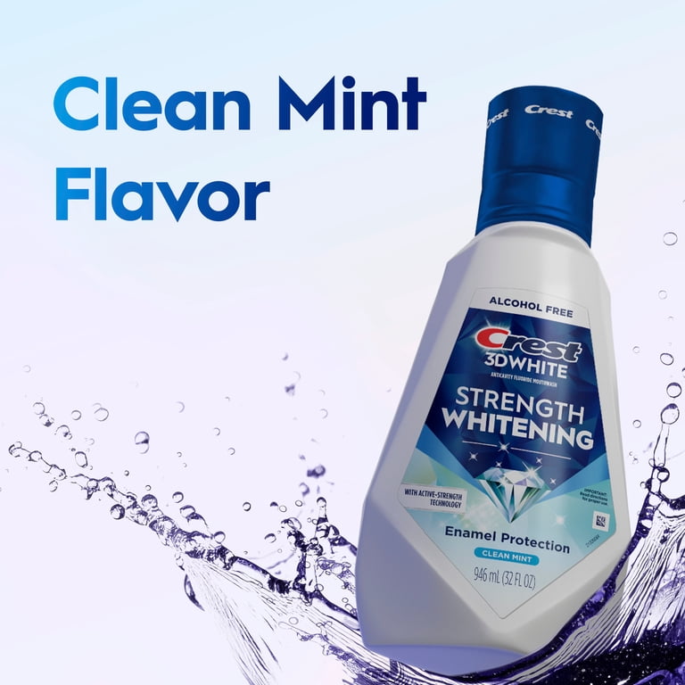 Crest 3D White Strength Whitening Fluoride Mouthwash photo 8