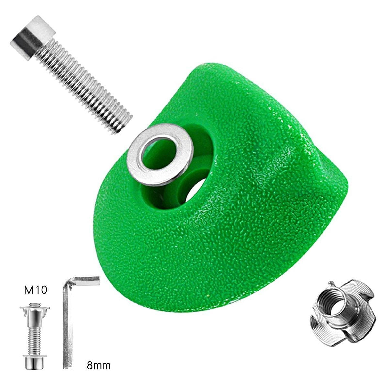 Wswqop 32 Pieces Rock Climbing Holds Climbing Rocks Includes Mounting Hardware Coloured