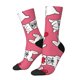 thumbnail image 1 of Balery French Bulldog Calcetas Largas con Estampado para Hombre y Mujer – Suaves y Transpirables, Talla Única (US 5-11), 1 of 6