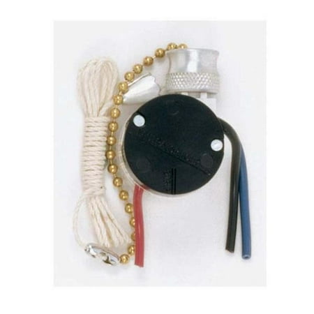 

Satco 3 Speed Ceiling Fan Switch Nickel