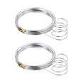 thumbnail image 5 of Aluminum Wire 16 Feet 2mm Dia. Flexible Metal Wire Silver Tone for DIY Arts Crafts 2Pcs, 5 of 5
