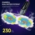 thumbnail image 4 of BOJUK Steam & Scrub Mop with Rotating Mop Pads, LED Headlights, Adjustable Spin Control for Cleaning All Hard Floor, 4 of 11