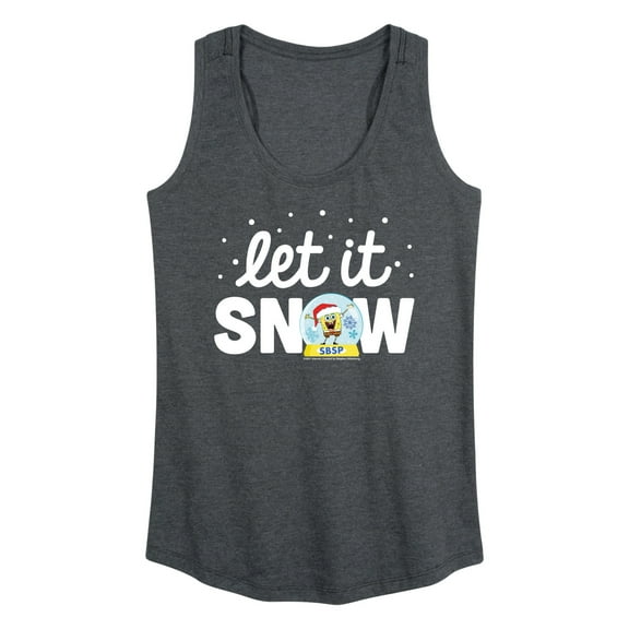 SpongeBob SquarePants - Let It Snow - Women's Racerback Tank Top