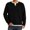 Black, variant on Long Sleeve Sweaters Men's Autumn And Winter 2 In 1 Outdoor Casual Style Long Sleeve Knitted Sweater Jacket(Black)
