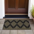 thumbnail image 6 of Addison Rugs Chantille Indoor/Outdoor Transitional Geometric Black Washable Rectangle Rug, 1'8" x 2'6", 6 of 6