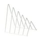 thumbnail image 2 of Organizador de sujetalibros, soporte para libros, escritorio minimalista, estantería triangular, carpeta para archivos Blanco, 2 of 9