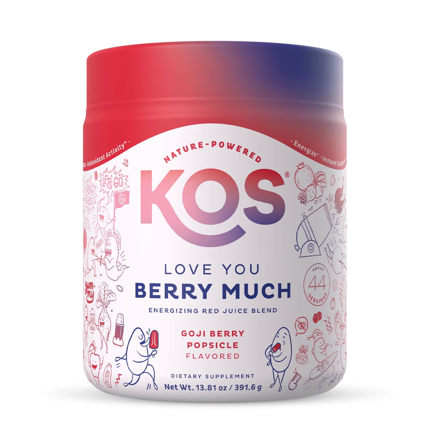 KOS Love You Berry Much - Goji Berry Popsicle 8.87 oz Pwdr