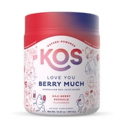 KOS Organic Super Reds with Beet Root Powder, Goji Berry Popsicle Flavor, 10oz, 30 Servings