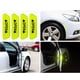 thumbnail image 2 of Riwesomey Pegatinas para puerta de coche, 4 Uds., marca de advertencia de seguridad Universal, cinta reflectante abierta, pegatina para casco de Herramientas de reparación de automóviles verde Riwesomey VI1009-02B, 2 of 6