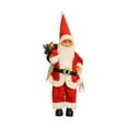 thumbnail image 3 of Elodie Santa Claus Figurine Christmas Doll Cute Santa Claus Figure for Bedroom Home Red, 3 of 8