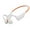 white-orange, variant on Bone conduction sports earphones, wireless Bluetooth 5.3 earphones, memory card compatible earphones, running, cycling, and sports earphones