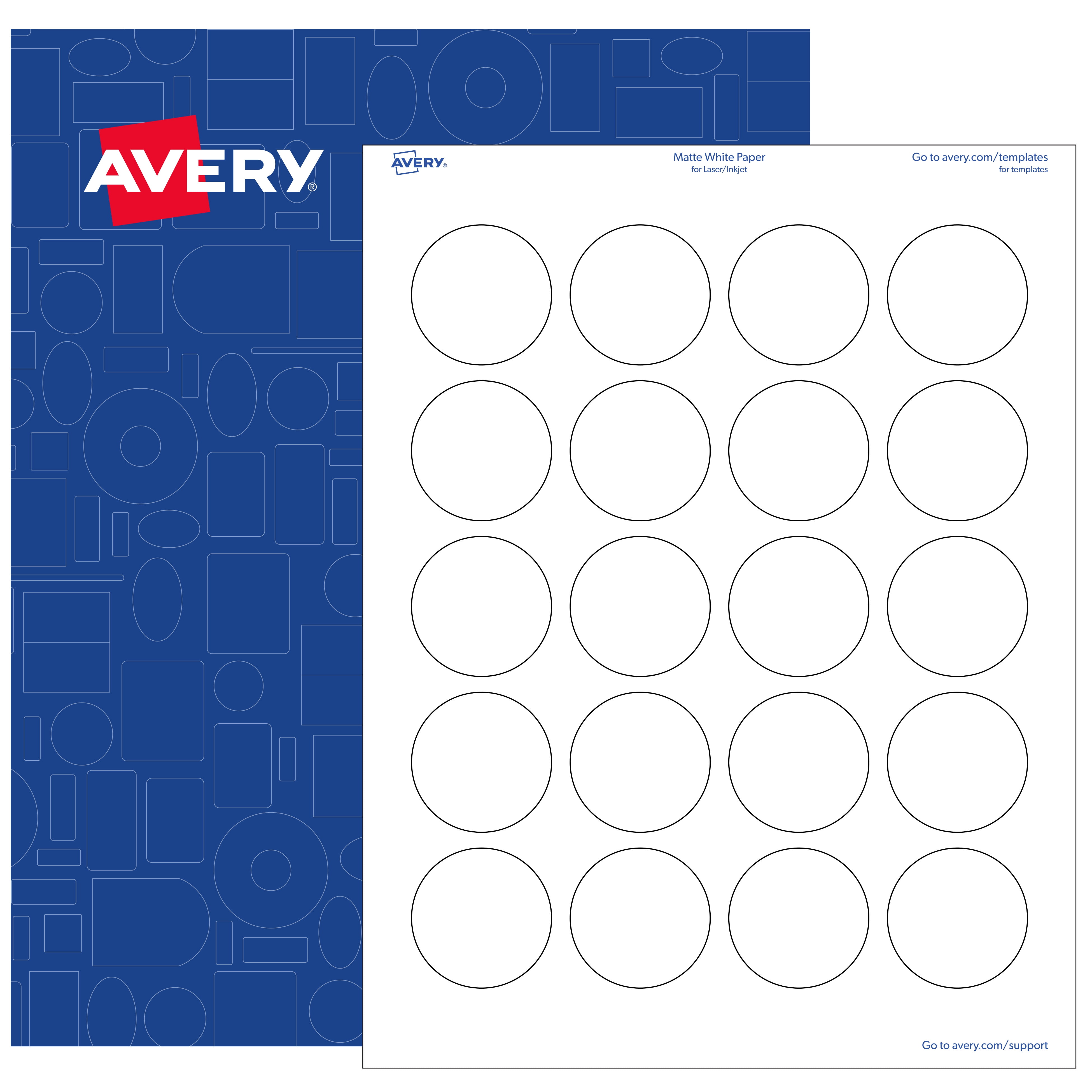 Avery Clear Labels Template