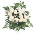 thumbnail image 5 of Fresh Flowers -Dozen White Roses 45 cm (17.7 in), 5 of 5