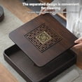 thumbnail image 6 of Small Tea Tray Bamboo Tea Tray Home Use Water Storage and Drainage Three Functions Secret Code of Tea Sea B, 6 of 7