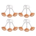 thumbnail image 3 of Porte-clés de Sport 12 Pcs en Forme de Ballon de Rugby Multicolore pour Usage Quotidien et Cadeaux, 3 of 8