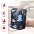 thumbnail image 5 of 12oz Coffee Tumblers Dark Blue Christmas Santa Pattern Stainless Steel Vacuum Insulated Travel Tumbler Coffee Cups Mug with Lid and Straw with Cleaning Brush for Cold & Hot Drinks, 5 of 5