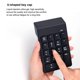 thumbnail image 5 of Tholdsy Teclado inalámbrico Amplia compatibilidad Teclado inferior Fácil de transportar Ahorro de energía Cable de protección Teclado numérico para Cables de computadora, 5 of 6