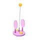 thumbnail image 2 of Pong Balls Paddles Set, Equipo de eje suave elástico, adultos y niños jugando al aire libre en interiores, entrenamiento de tenis de mesa juego pong rosa, 2 of 8