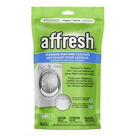whirlpool - affresh high efficiency washer cleaner, 3-tablets, 4.2