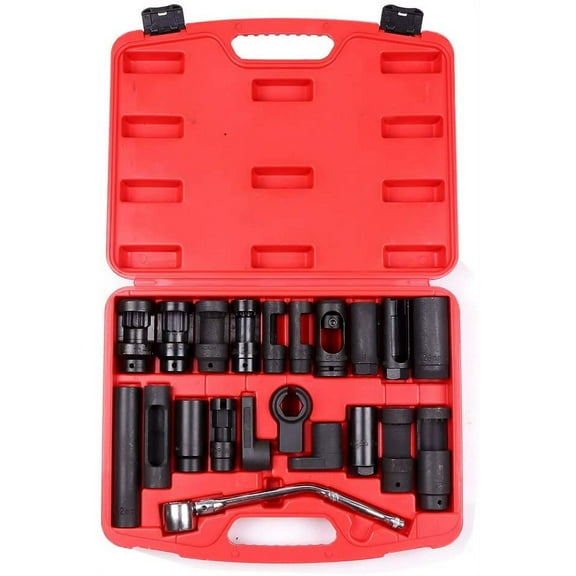 CCIYU Oxygen Sensor Sockets Thread Chaser Holder Tool Engine Timing Tools Kit Applicable for Automotive Applications