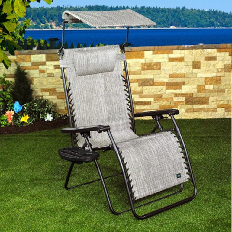 Bliss Hammocks GFC-450WSG 30´ Wide XL Zero Gravity Chair w/ Canopy