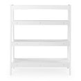 thumbnail image 3 of Camaflexi Mid Century Modern Wooden Bookshelf 3 Tier Open Shelving Unit, White 100% Solid Wood, 3 of 10