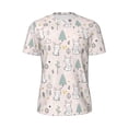 thumbnail image 6 of Rocae Rabbit Forest for Men's Mesh Quick-Dry Short Sleeve Workout T-Shirt,Mens Crew Neck Tee Lightweight Soft Classic T Shirts 5X-Large, 6 of 9