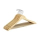thumbnail image 1 of Shaped Hanger, 8 pcs. Wood Natural, Color, Pack of/Paquete de 1, 1 of 3
