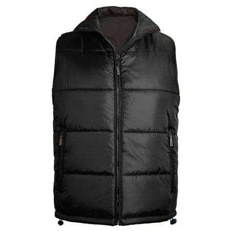 Maximos Men's Reversible Water Resistant Zip Up Puffer