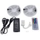thumbnail image 1 of Tira de luz RGB 10m IP65 SMD5050 300LED Luces de cuerda regulables Control remoto de 44 teclas EE. UU. 100-240V, 1 of 5