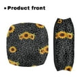 thumbnail image 4 of COEQINE Leopard Sunflower Walker Seat Cushion Rollator Walker Seat Set of 2 Piece Rest Cover Daisies Rollator Seat Covers for Women Rollator Walker Accessories for Seniors, 4 of 7