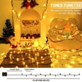 thumbnail image 2 of Luces navideñas FFZZKJ para exteriores, 100 LED, 10 m, paquete de 2 unidades, 2 of 7