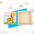 thumbnail image 1 of UPGRATOR 4Pcs Beige Wooden Puzzle Sorting Tray Square Tray For Building Blocks Accessories, 1 of 8